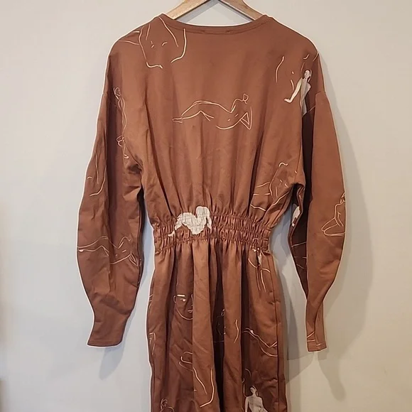 P.21 ZARA Polyamide Dress Size Medium - Picture 4 of 4